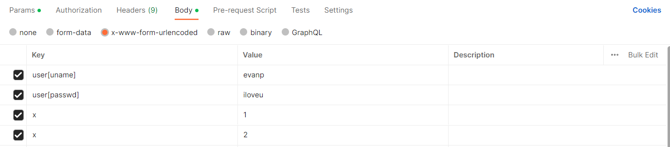 表单传嵌套对象